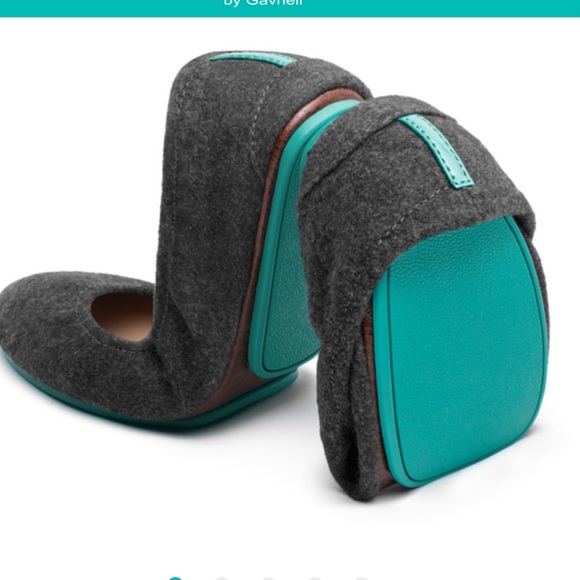 Tieks gray stone shoes - Picture 1 of 8